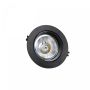 Opbouwspot AR111 GU10 – rond – zwart – IP20 – Ø165×41 mm – zonder lichtbron