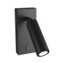 Wandspot GU10 (MR11) met schakelaar – IP20 – zwart – foto 2