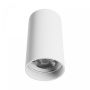 Opbouwspot GU10 – rond – wit – IP20 – 55×100 mm – zonder lichtbron