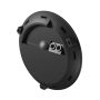 Plafondlamp E27 – rond – zwart – IP65 IK08 – Ø300×90 mm – zonder lichtbron – foto 5