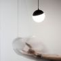 LED bolhanglamp voor rail 6W CCT 48V Ø100 mm dimbaar Zwart – foto 9