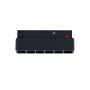 LED rasterarmatuur voor rail 6W K2700 48V 110 mm Zwart – foto 2