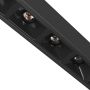 LED rasterarmatuur voor smalle rail 6W K3000 48V 100 mm Zwart – foto 5