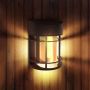 LED Solar Wandlamp – 50 lumen, 2700K warm wit, Filament LED, IP44 waterbestendig, 60.000 uur levensduur – foto 2