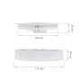 LED Downlighter 12W Opbouw - Inbouw Wit Rond IP20 – foto 5