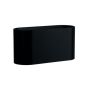 Wandlamp G9 – ovaal – zwart – IP20 – 80×80×160 mm – zonder lichtbron