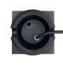 LED Grondspot GU10 Vierkant IP67 110x110x140mm Grijs – met doorlusbedrading – foto 5