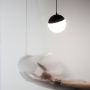 LED Hangende bolarmatuur voor 48V rail 5W K3000 Ø100 mm – Zwart – foto 9