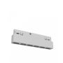 LED rasterarmatuur voor smalle rail 6W K3000 48V 100 mm Wit