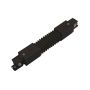 3-Fase Flexibele Railconnector Zwart