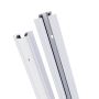 Inbouwrail 3-fase 2 m voor railspots – Wit – foto 3
