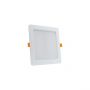 Downlight Led 18W IP54 168X168X34mm White Square integrated driver