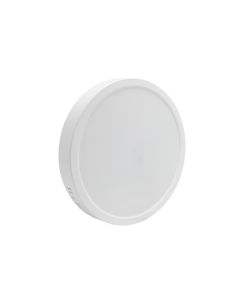Surface Downlight 24W 288X288X38mm White Round 230V IP20 IK06