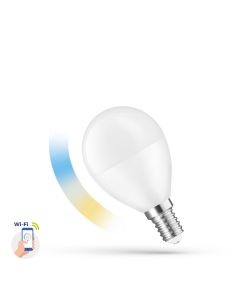 E14 Smart Lamp 5W CCT+DIMM Wi-Fi 