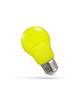Gele Led lamp A50 E 27 4.9Watt