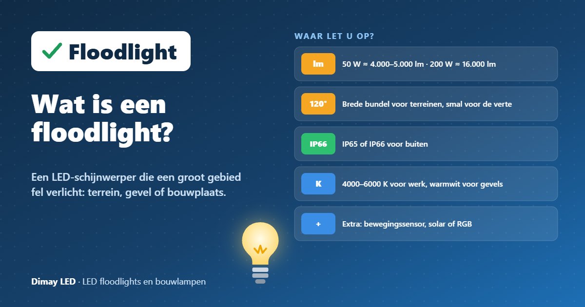 Infographic: Wat is een floodlight?